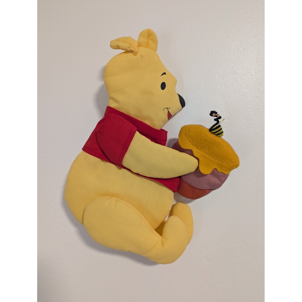 Vintage Winnie the Pooh Fabric Wall Hanging Nursery‎ Decor Disney Honey Pot Bee
